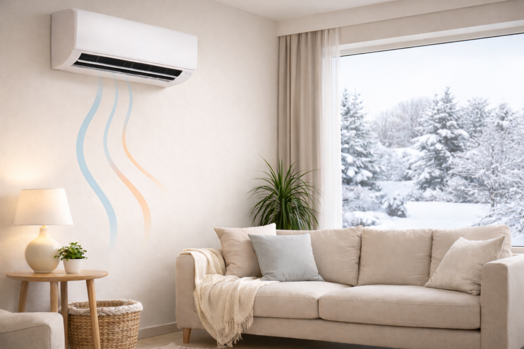 Pourquoi installer une climatisation réversible à Clermont-Ferrand en hiver ? Clim'Flammes