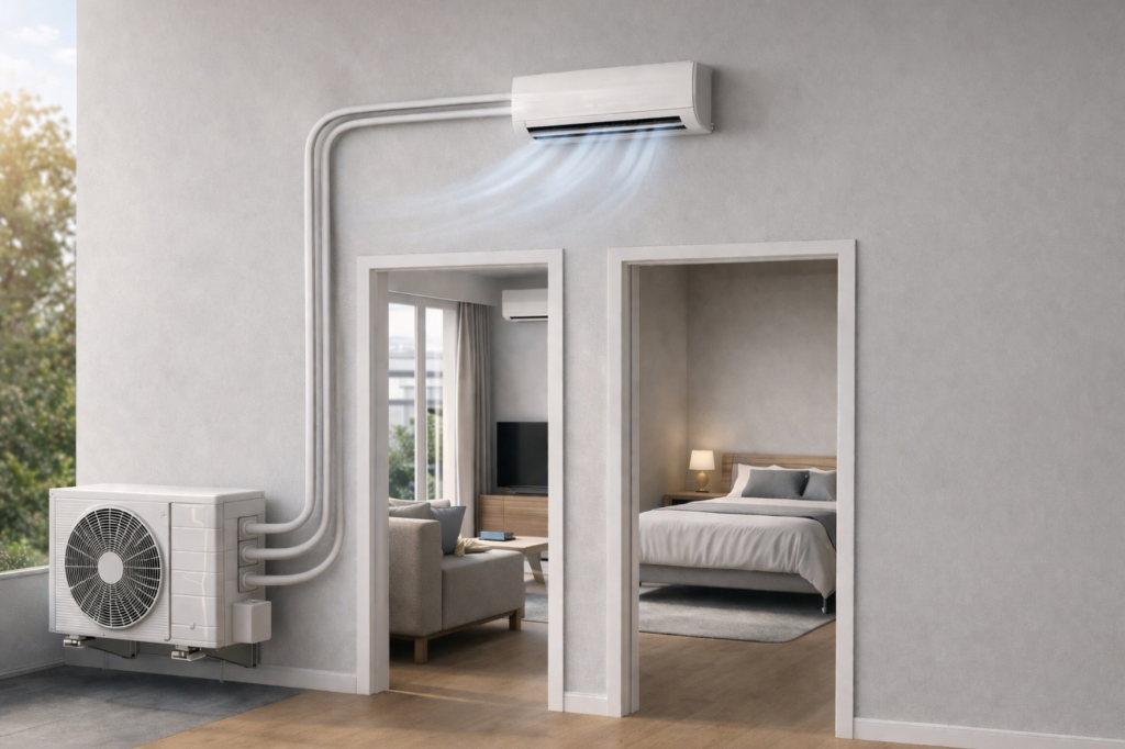 La climatisation multi-split - clim flammes