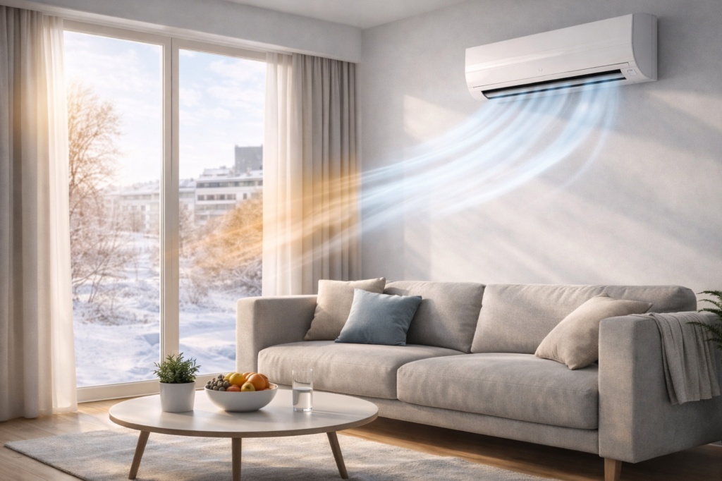 La climatisation réversible (pompe à chaleur air/air) - clim flammes